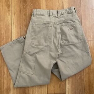 Dickies Carpenter 4/ RG Tan Canvas Utility Work Durable